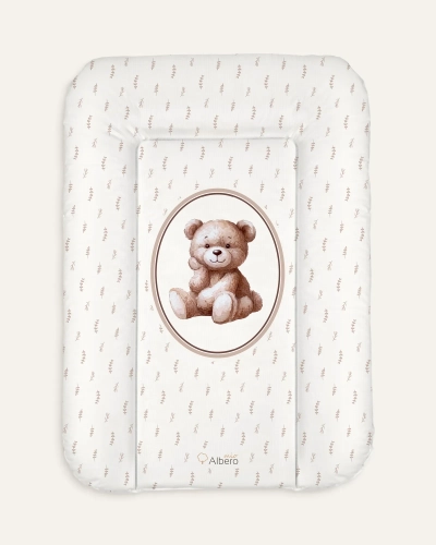 Mata płaska do przewijania Vintage Teddy Albero mio widok z góry