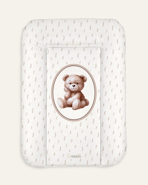 Mata płaska do przewijania Vintage Teddy Albero mio widok z góry